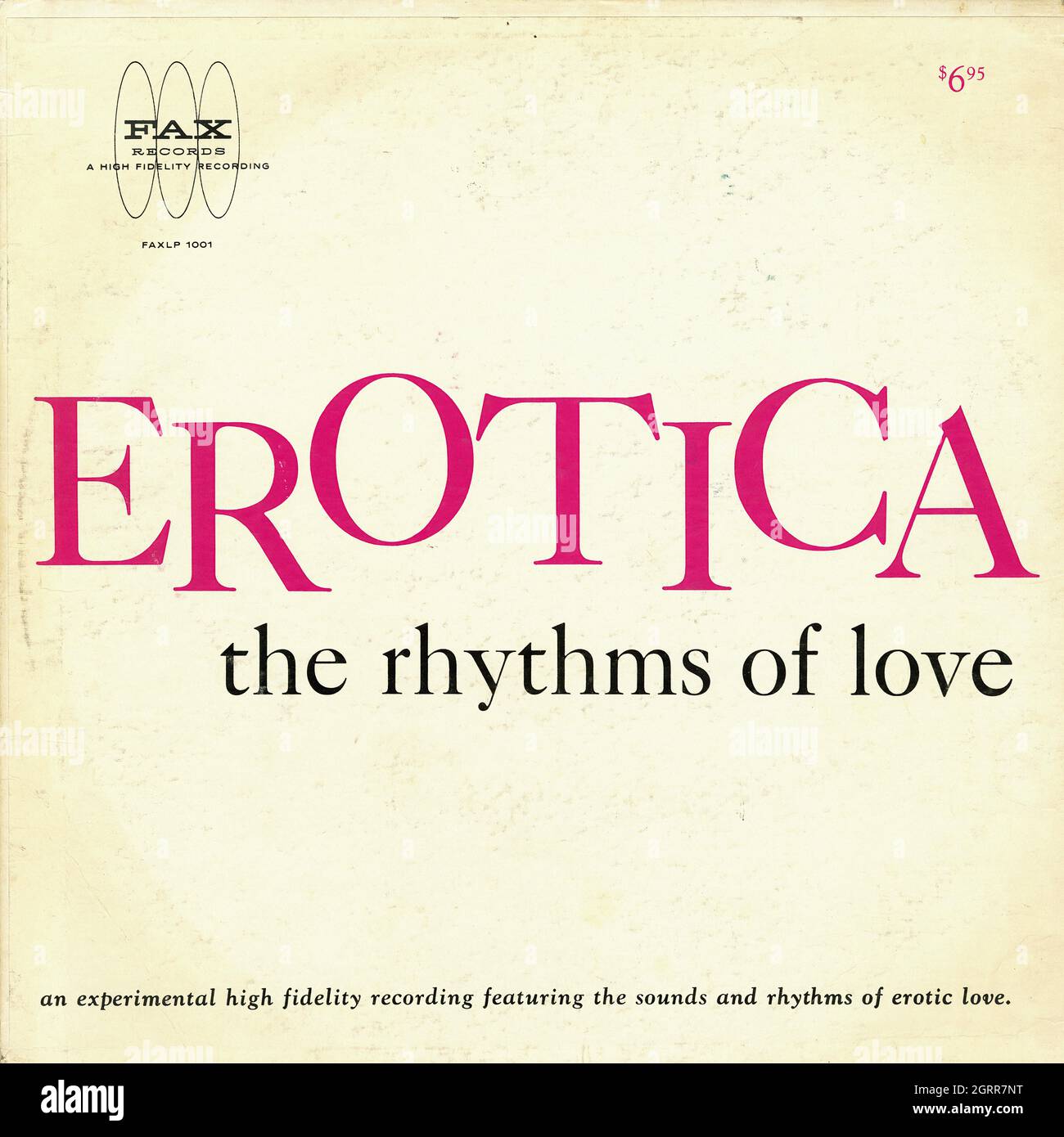Erotica The Rhythms Of Love Vintage Vinyl Album Stock Photo Alamy