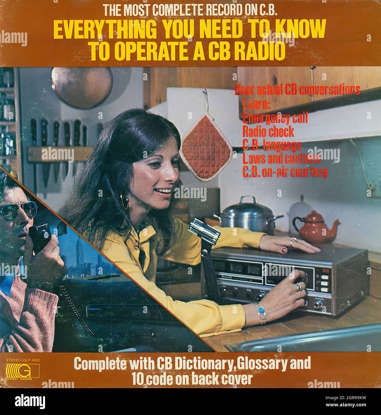 Everything You Need To Know To Operate A CB Radio - Vintage Vinyl Album  Stock Photo - Alamy