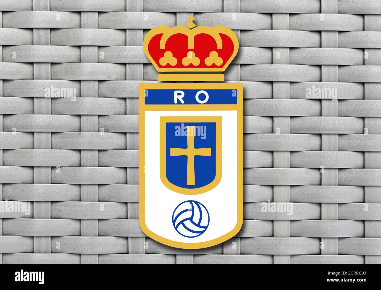 Coat of arms FC Real Oviedo, Asturias, football club from Spain Stock Photo  - Alamy