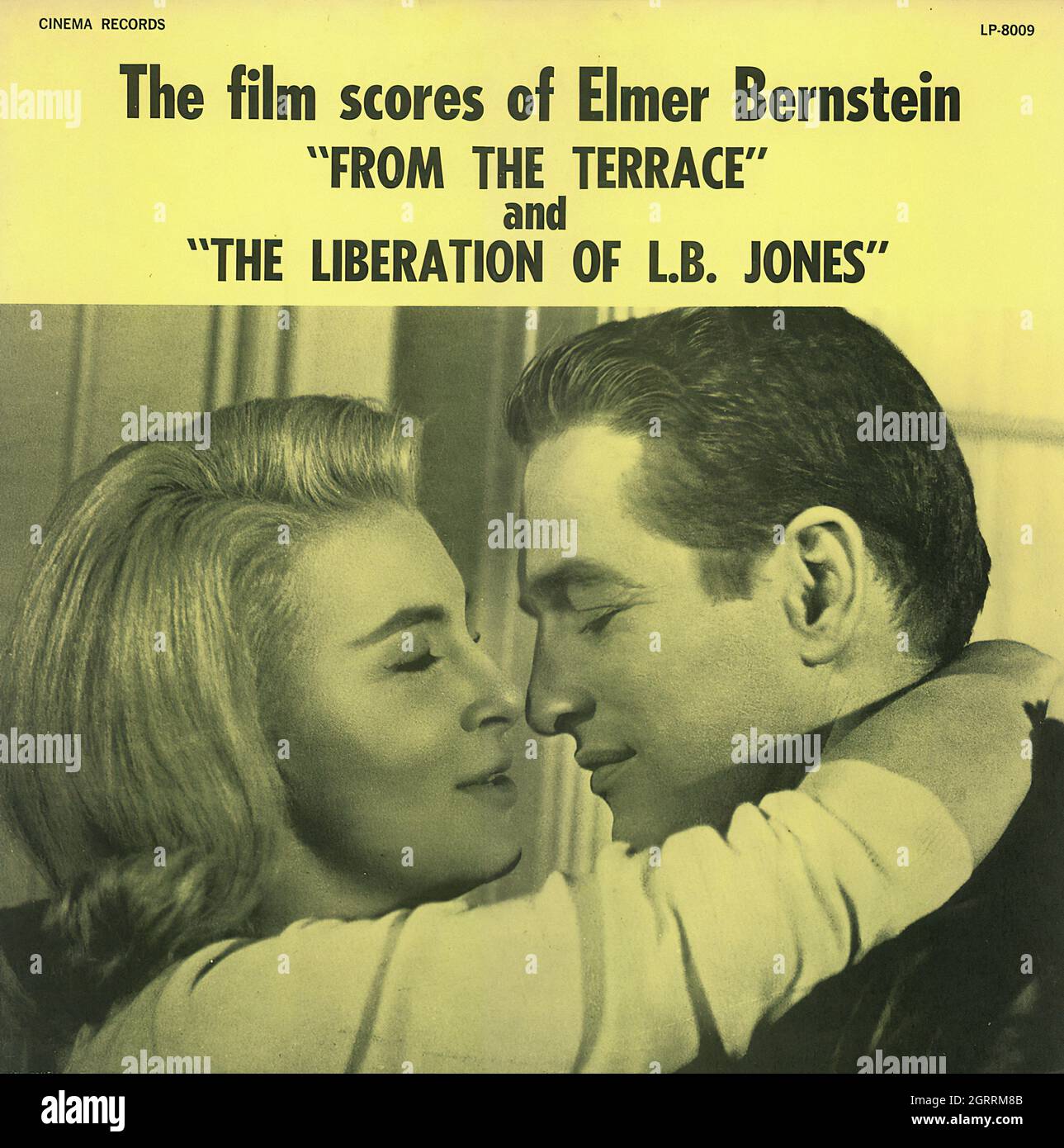 From The Terrace and The Liberation Of L.B. Jones - Vintage Soundtrack Vinyl Album Stock Photo