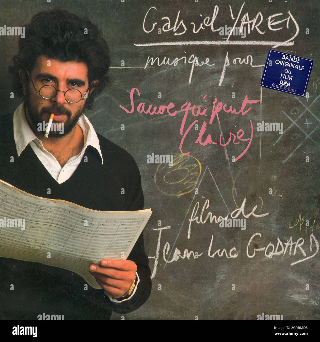 Gabriel Yared - Musique pour ''Sauve qui peut (La vie)'' - Vintage Vinyl Record Cover Stock Photo