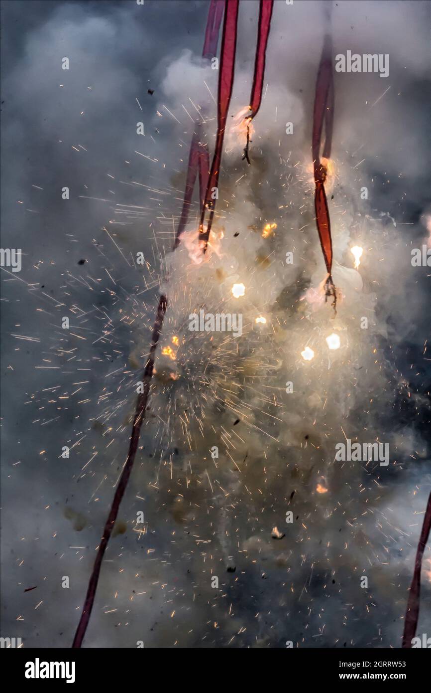 Fireworks Lunar New Year Stock Photo Alamy