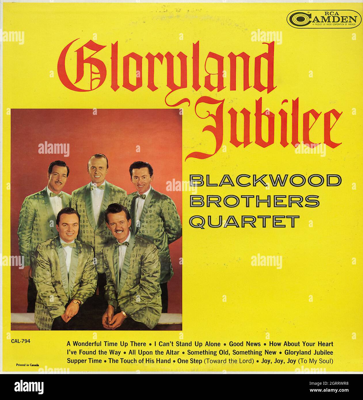 Blackwood Brothers Gloryland Jubilee Vintage American Christian