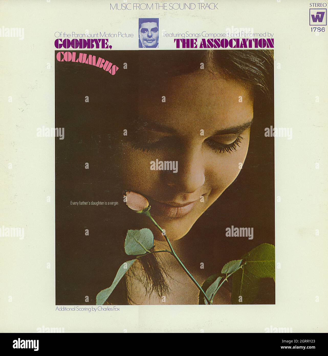 Goodbye, Columbus - Vintage Soundtrack Vinyl Album Stock Photo