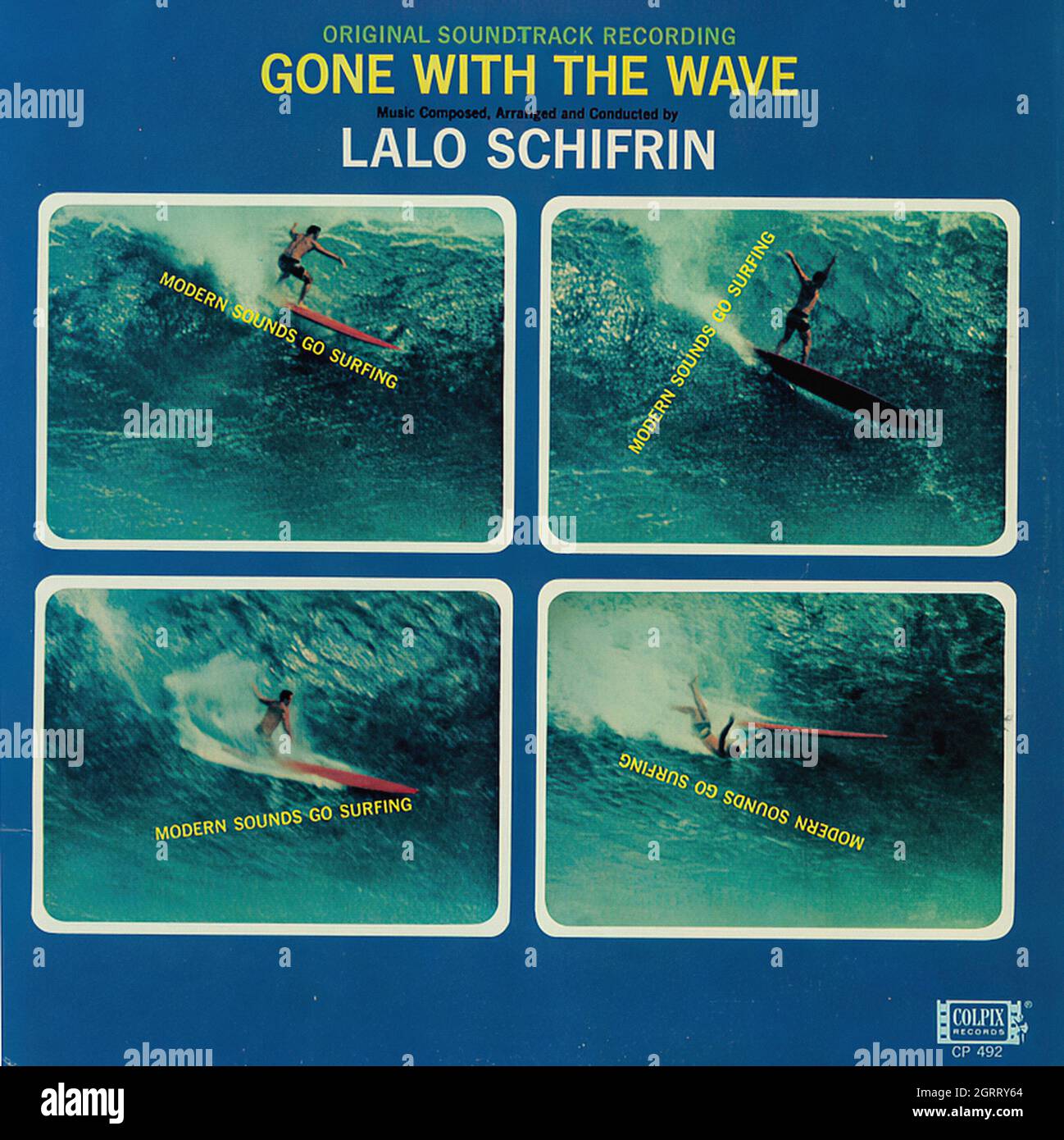 Lalo Schifrin - Gone With The Wave - Vintage Soundtrack Vinyl Album Stock Photo