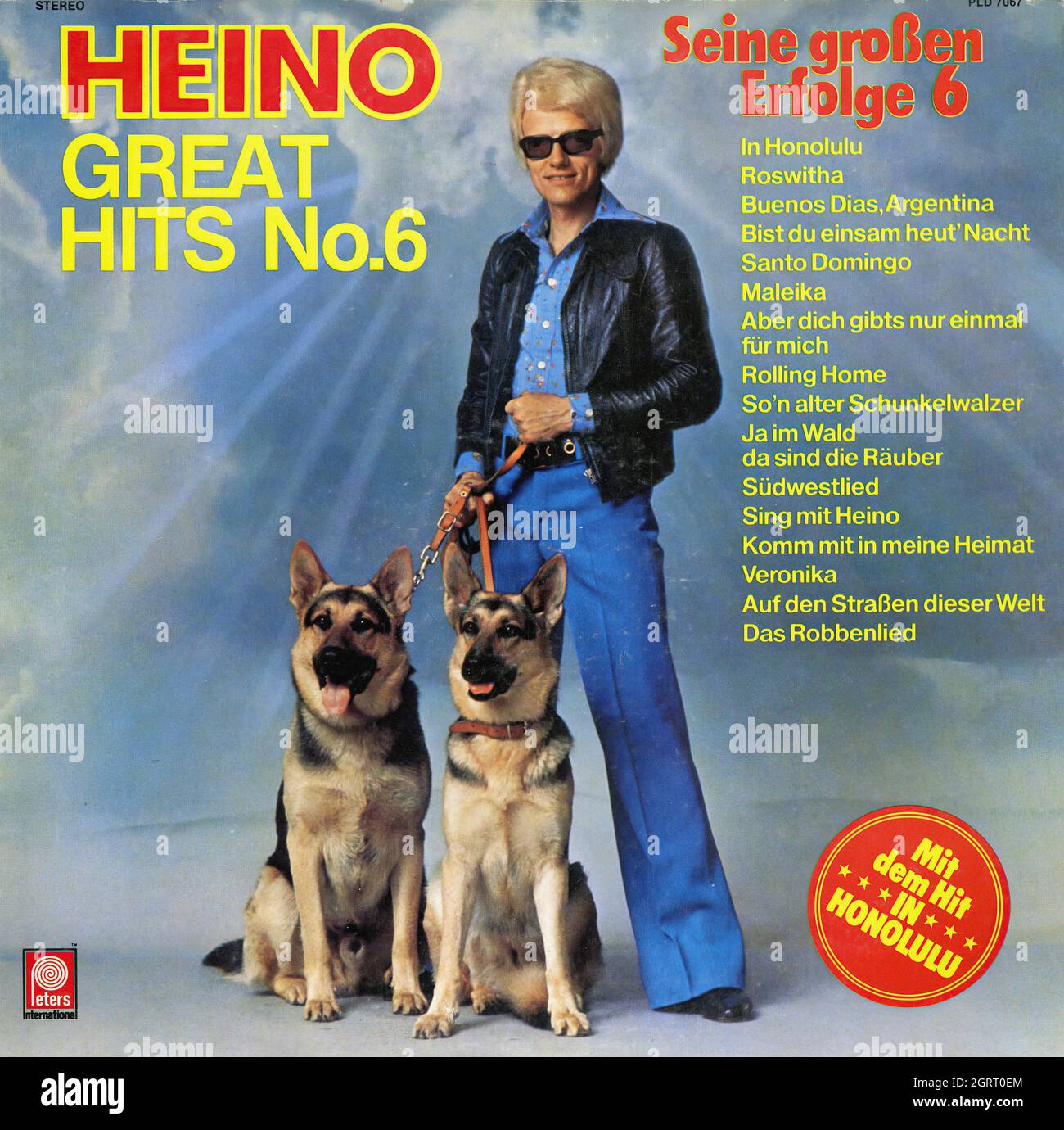 Heino - Great Hits No. 6 -  Vintage Vinyl Album Stock Photo