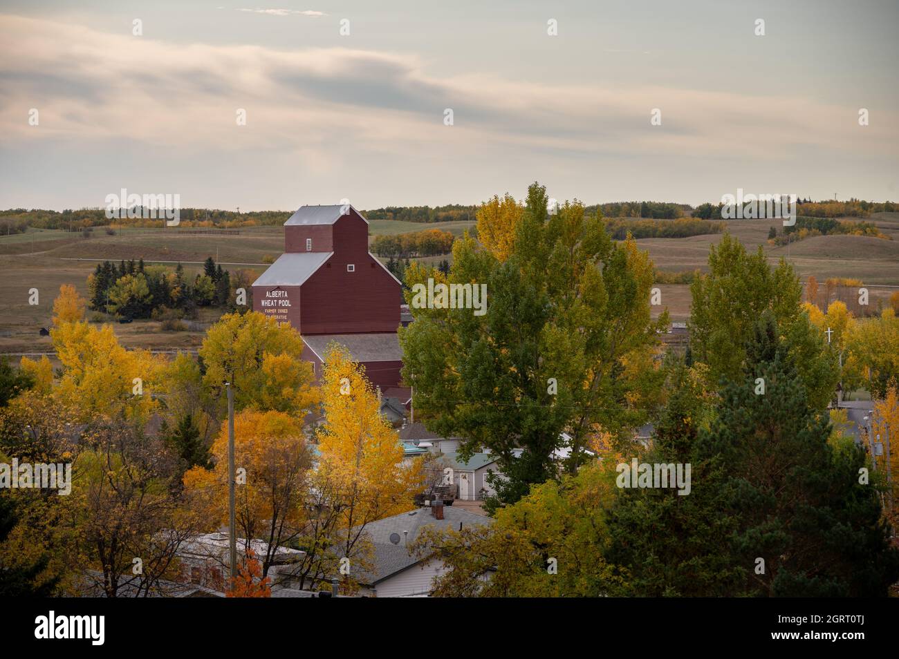 Big Valley, Alberta September 26, 2021 The town of Bug Valley