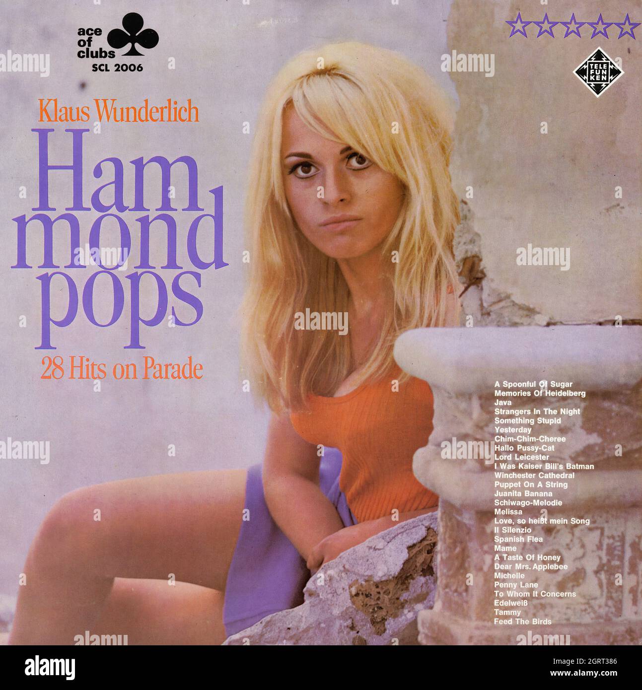 Klaus -Hammond Pops - Musical Vinyl Album Stock Photo - Alamy
