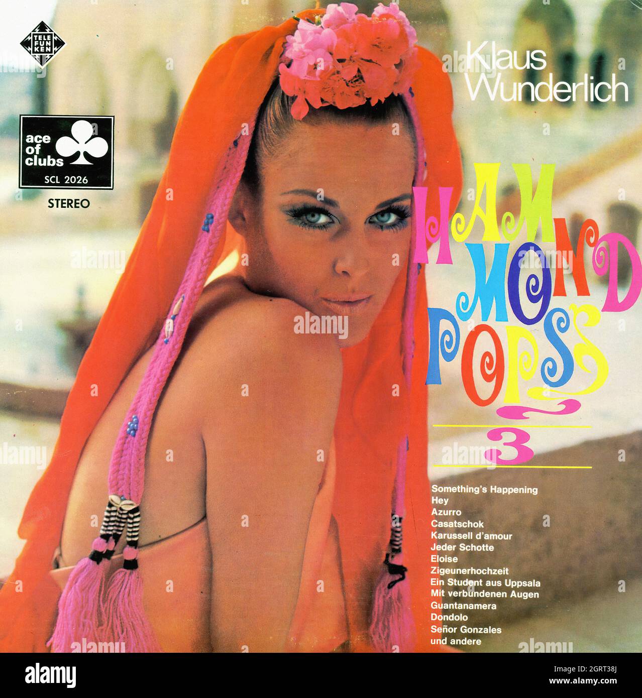 Klaus Wunderlich -Hammond Pops 3 - Vintage Musical Vinyl Album Stock Photo  - Alamy