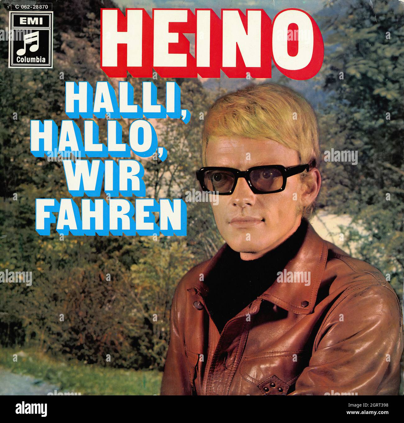 Heino - Halli, Hallo, Wir Fahren (FC) -  Vintage Vinyl Album Stock Photo