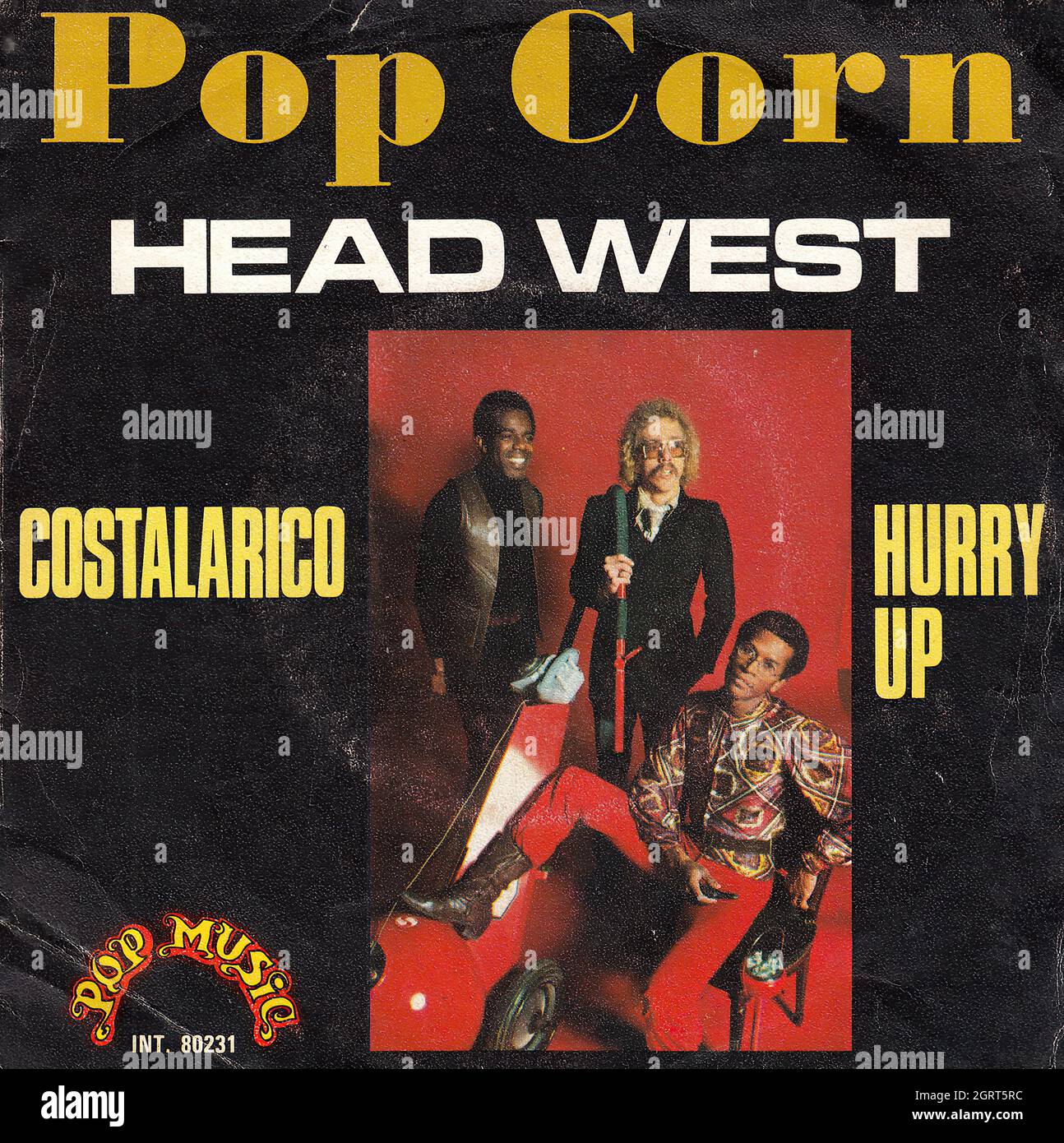 Head West Costalarico Hurry up 45rpm Vintage Vinyl Record Cover