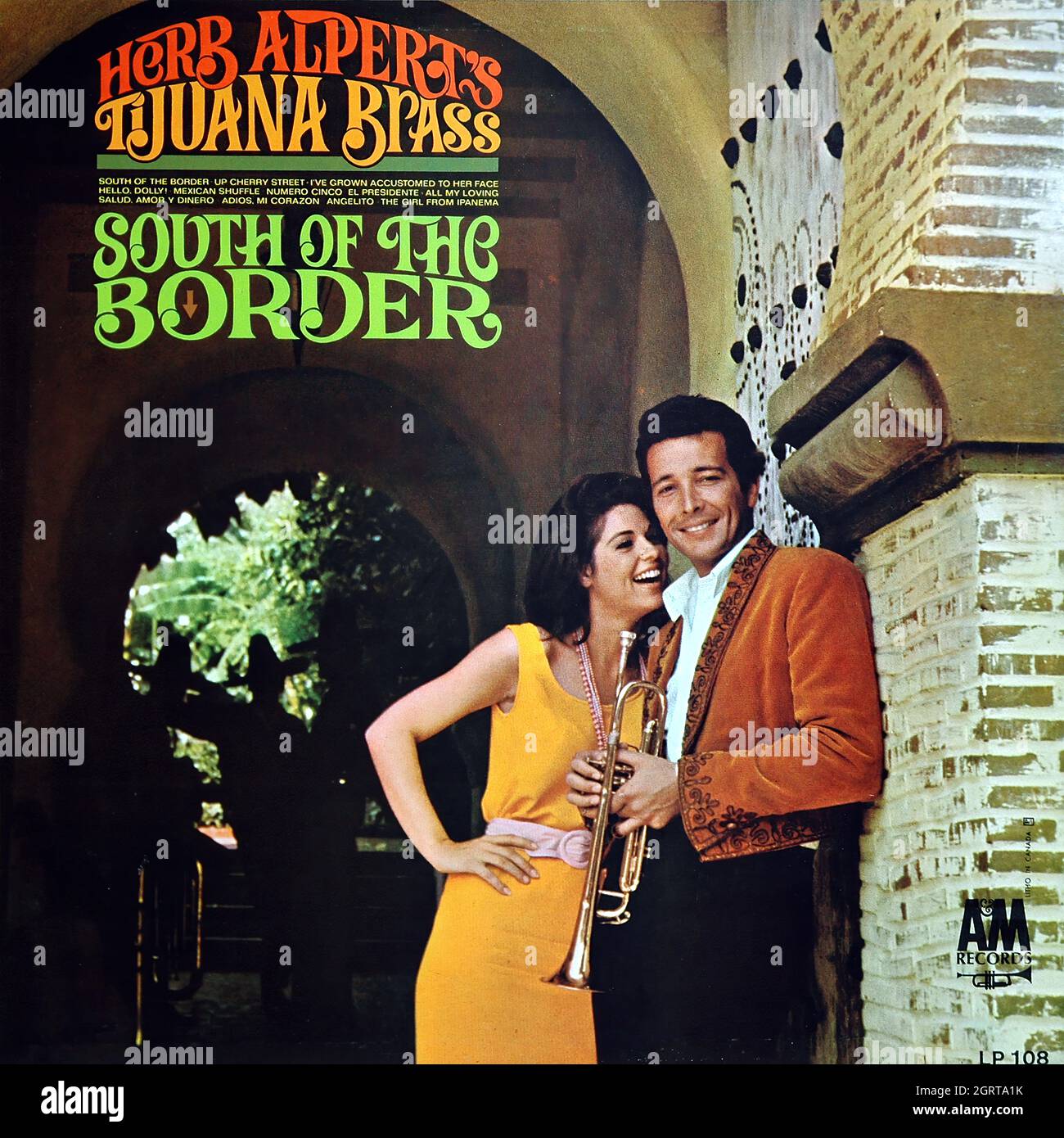 Herb Alpert -  South of the Border  1964  - Vintage Vinyl 33 rpm record Stock Photo