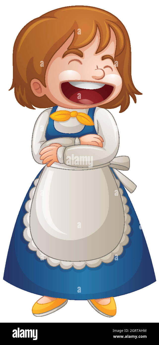 housekeeper cartoon character clip art