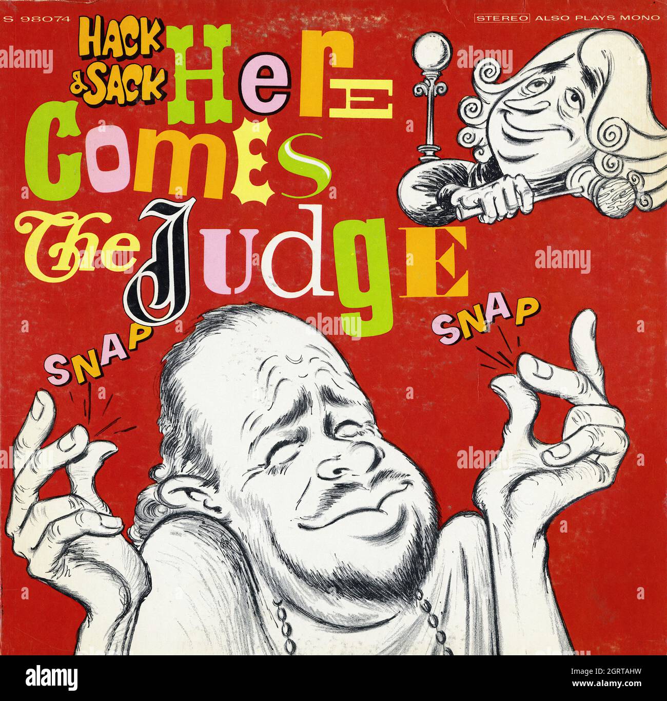 Hack & Jack - Here Comes The Judge - Vintage American Comedy Vinyl