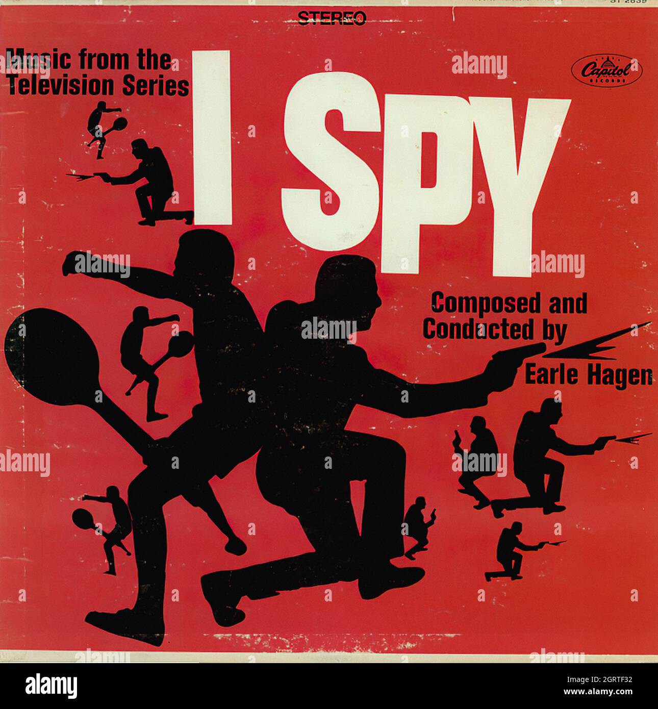 I Spy (Capitol) - Vintage Soundtrack Vinyl Album Stock Photo