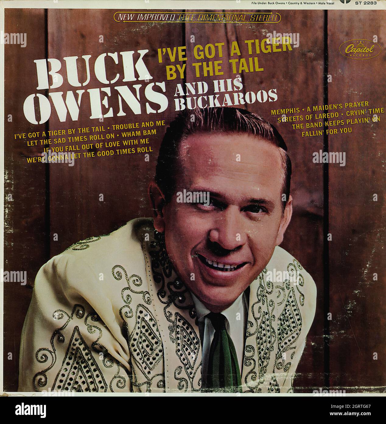 Buck Owens I've Got A Tiger By The Tail Vintage Country Music Album