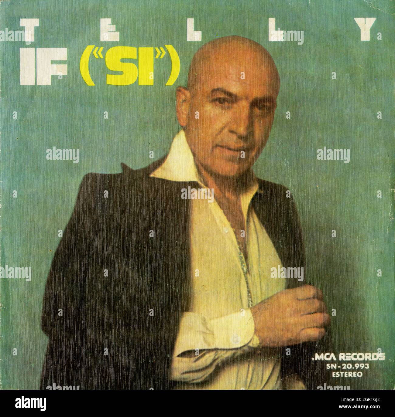 Telly Savalas If (Si) Vintage American Comedy Vinyl Album Stock