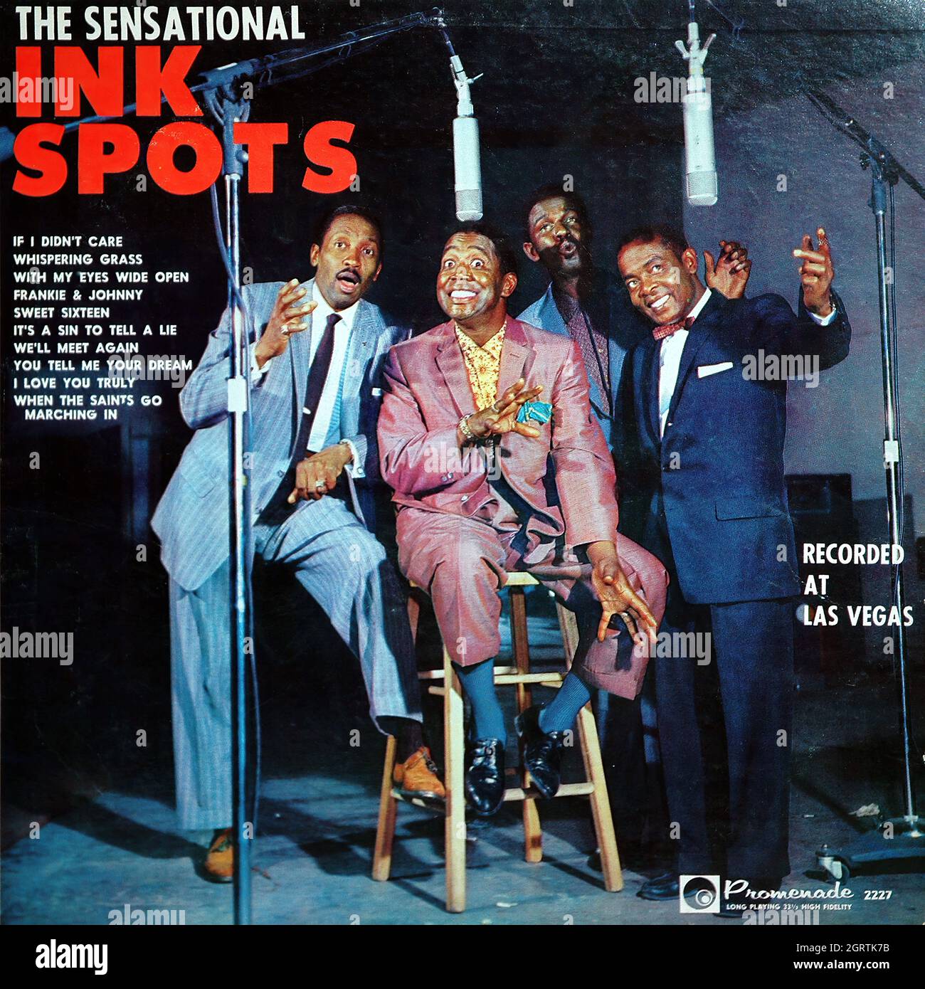 Ink Spots The Sensational... 1960s Vintage Vinyl 33 rpm record