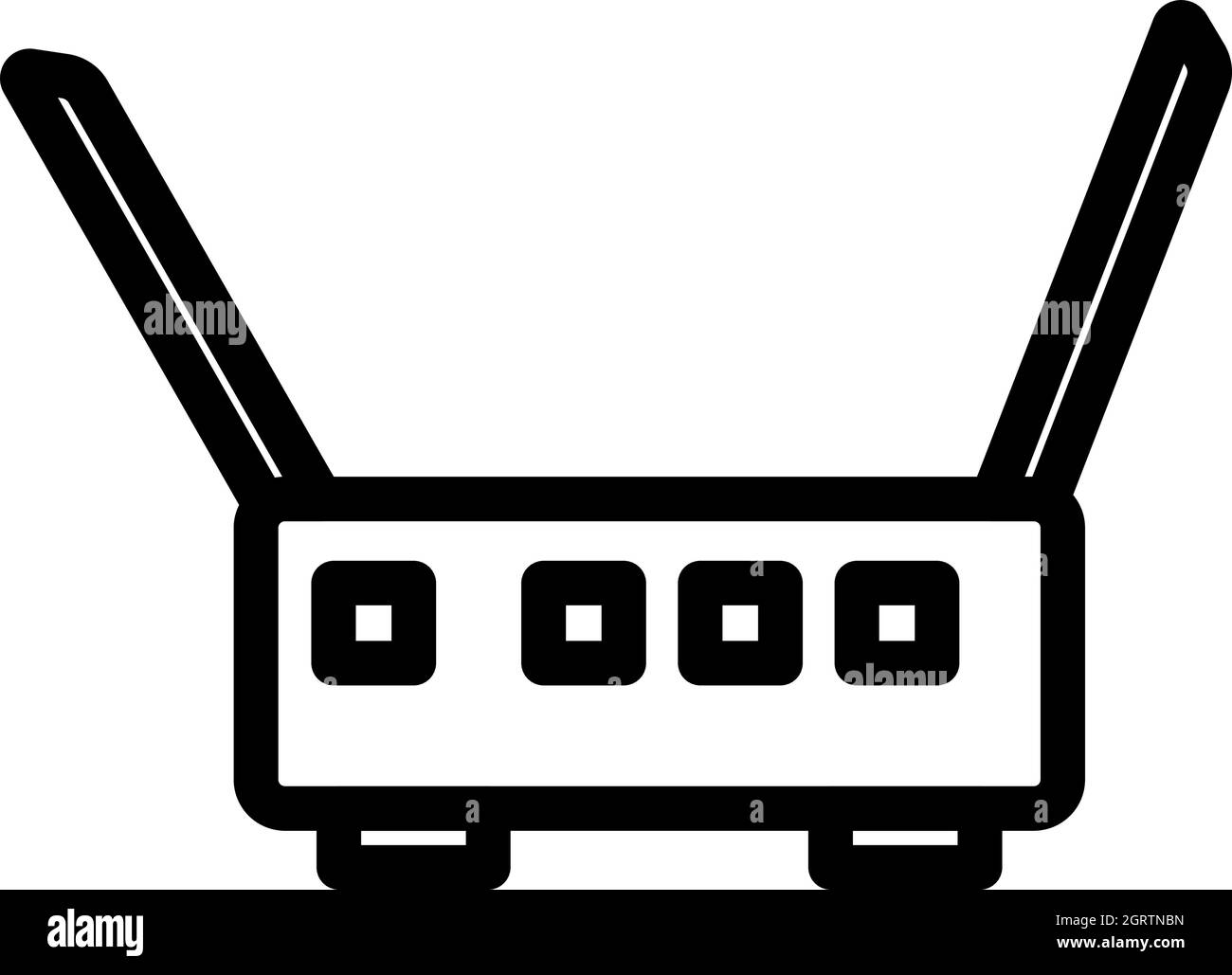 Wi-Fi Router Icon Stock Vector