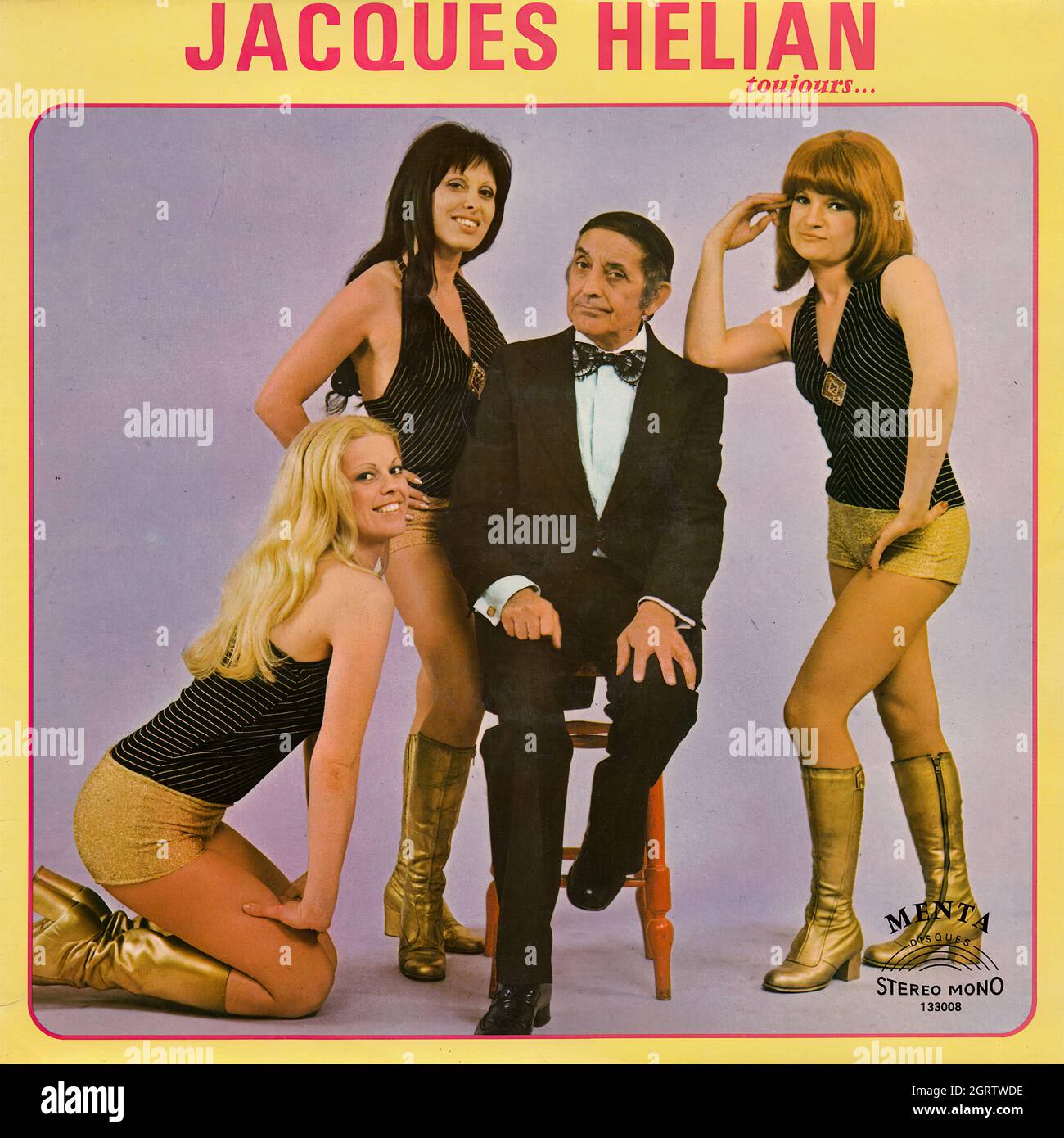 Jacques Hélian, son Grand Orchestre et ses Choristes - Toujours... - Vintage Vinyl Record Cover Stock Photo