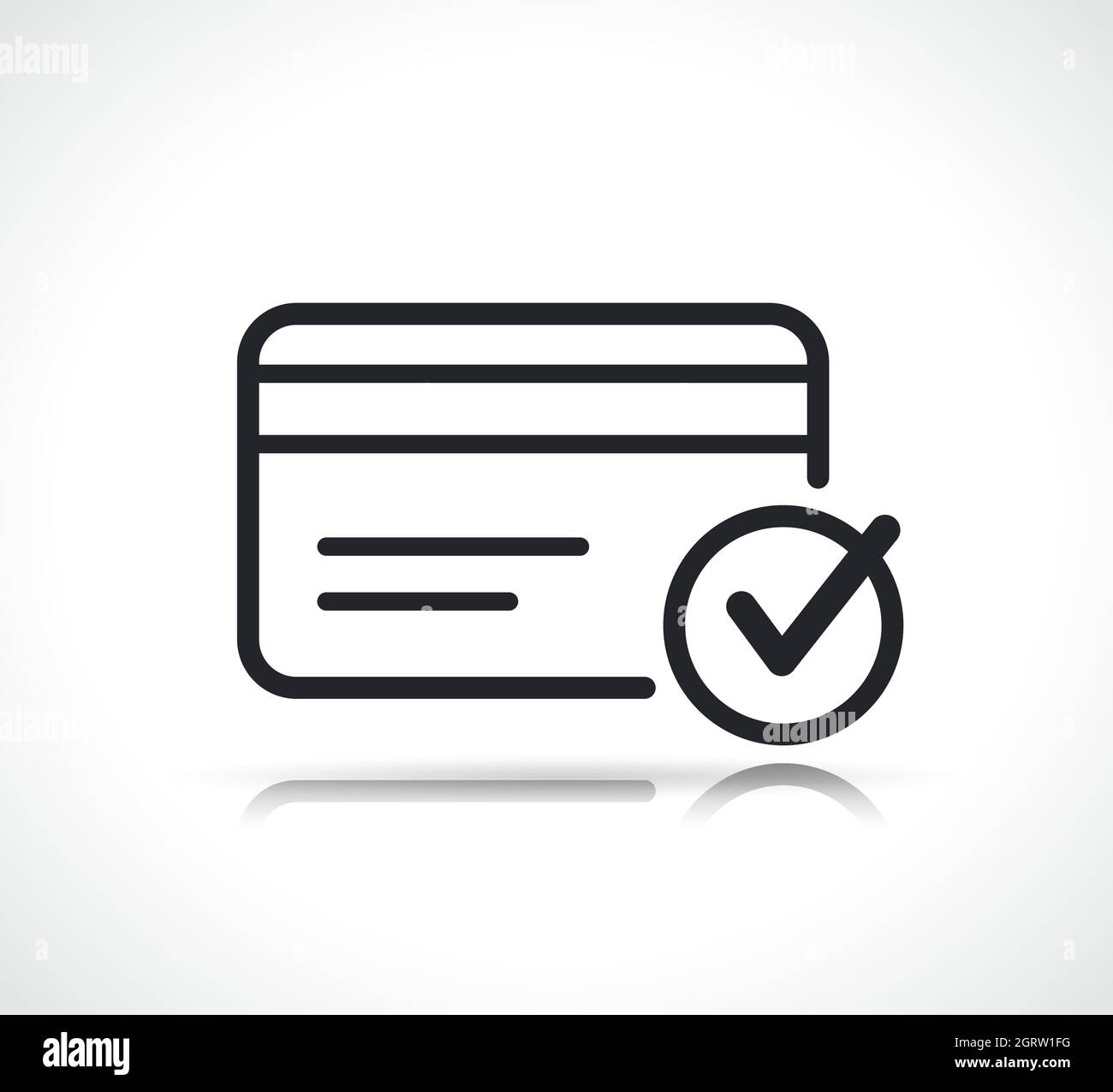 payment with credit card icon Stock Vector