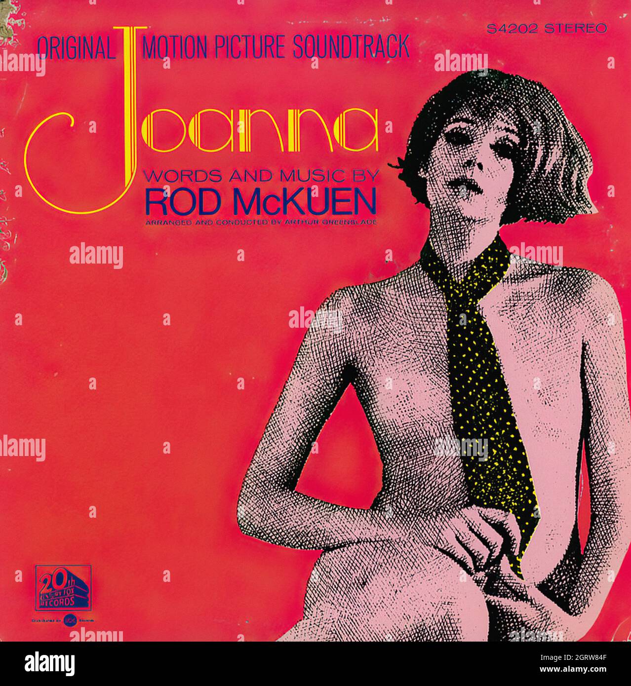 Joanna - Vintage Soundtrack Vinyl Album Stock Photo