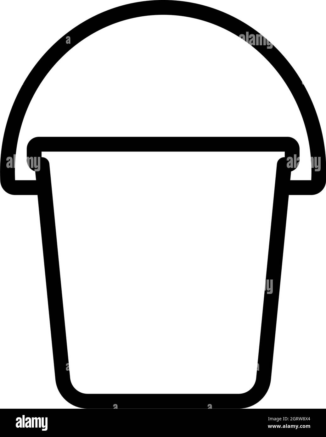 Icon Of Bucket Stock Vector Image & Art - Alamy
