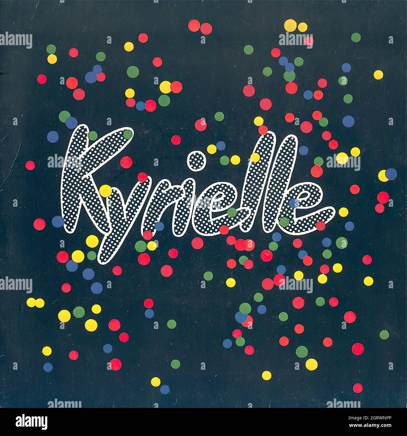 Kyrielle (Gabriel Yared - Nouvelles Galeries) Flexi - Vintage Vinyl Record Cover Stock Photo