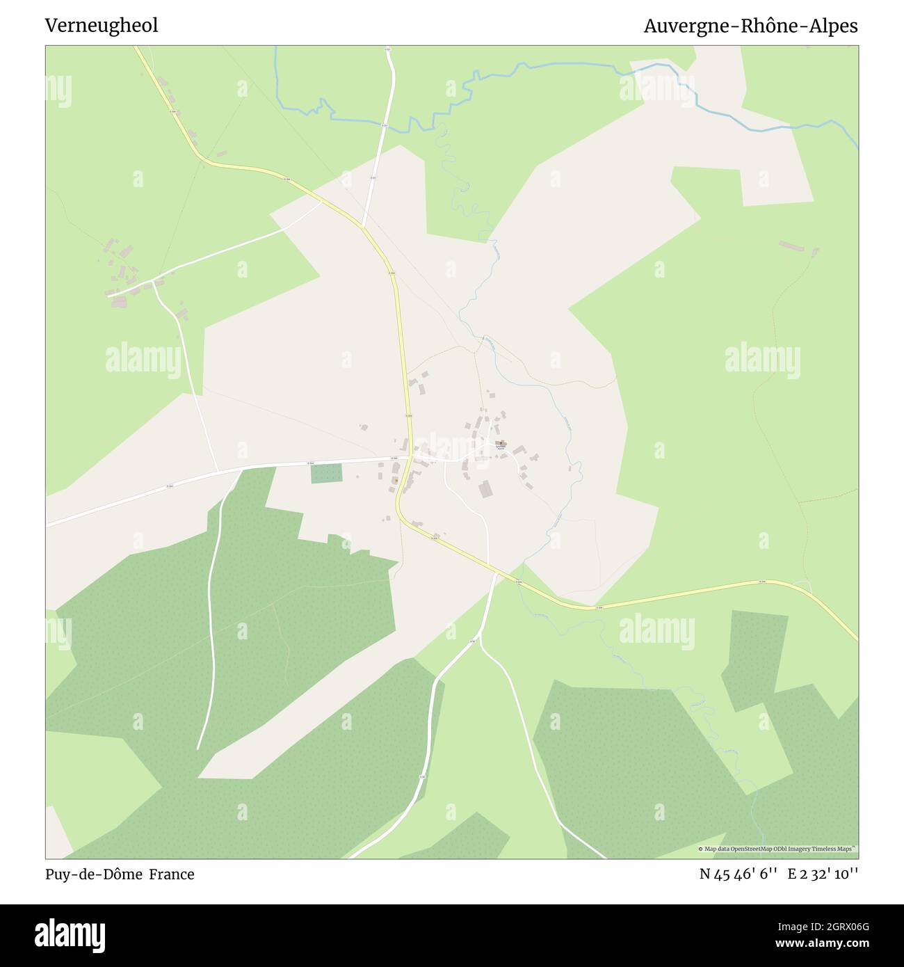 Puy De Dome France Map Verneugheol, Puy-De-Dôme, France, Auvergne-Rhône-Alpes, N 45 46' 6'', E 2  32' 10'', Map, Timeless Map Published In 2021. Travelers, Explorers And  Adventurers Like Florence Nightingale, David Livingstone, Ernest  Shackleton, Lewis And Clark