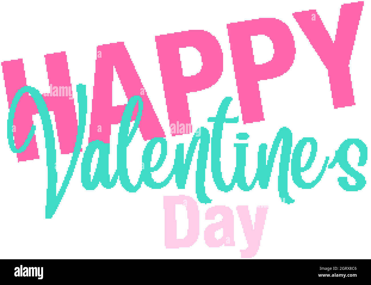 Font design for happy valentines day Stock Vector Image & Art - Alamy