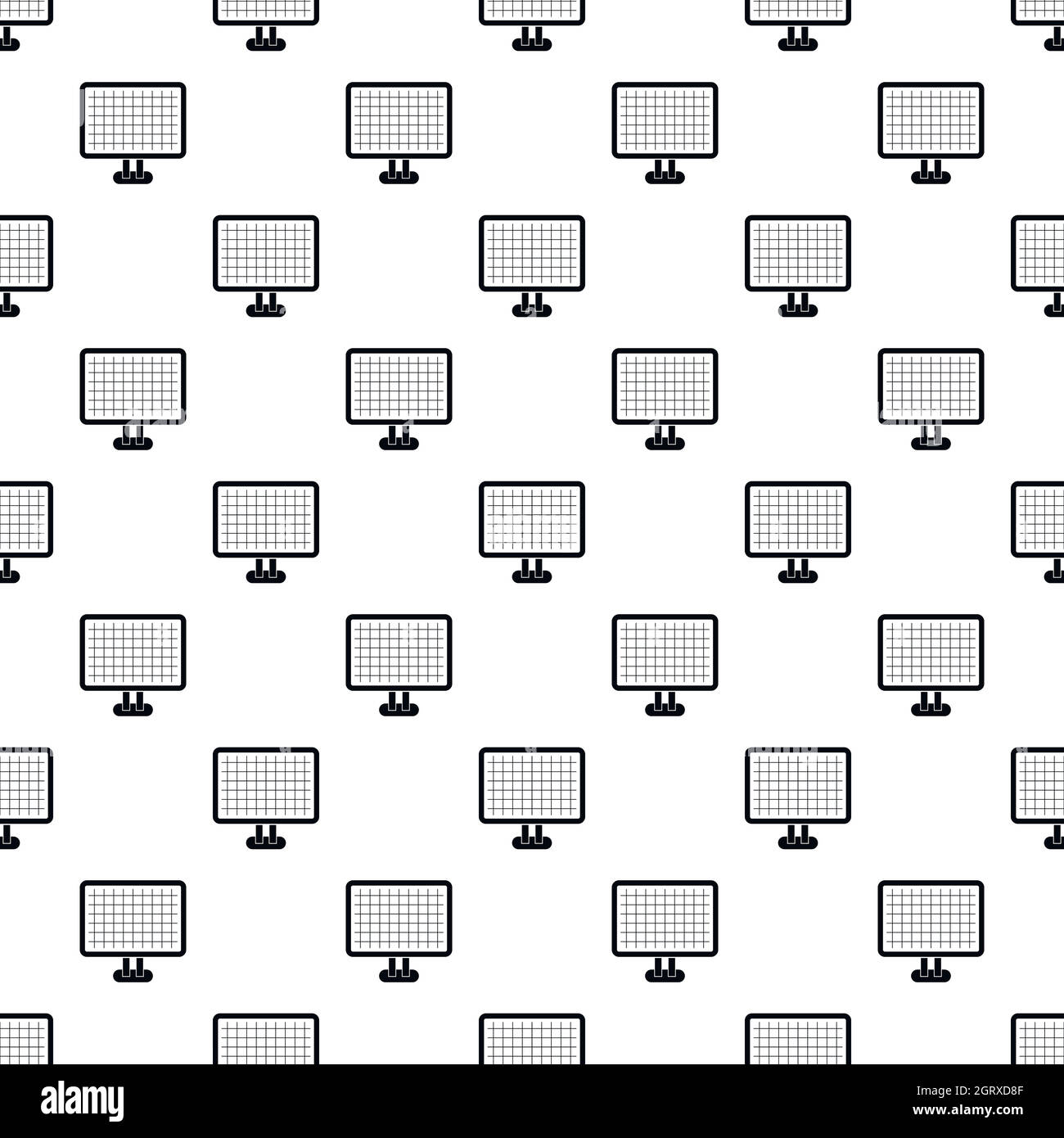 Monitor pattern, simple style Stock Vector Image & Art Alamy