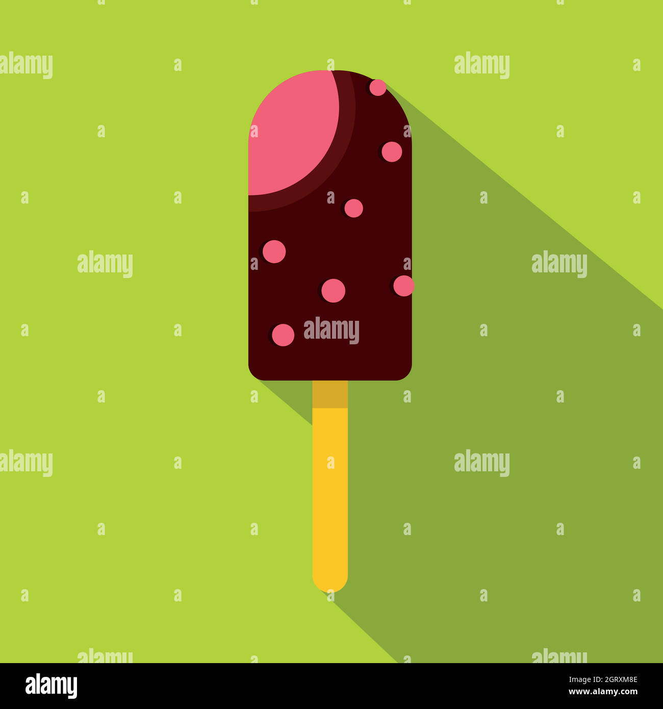 Ice cream icon, flat style Stock Vector Image & Art - Alamy