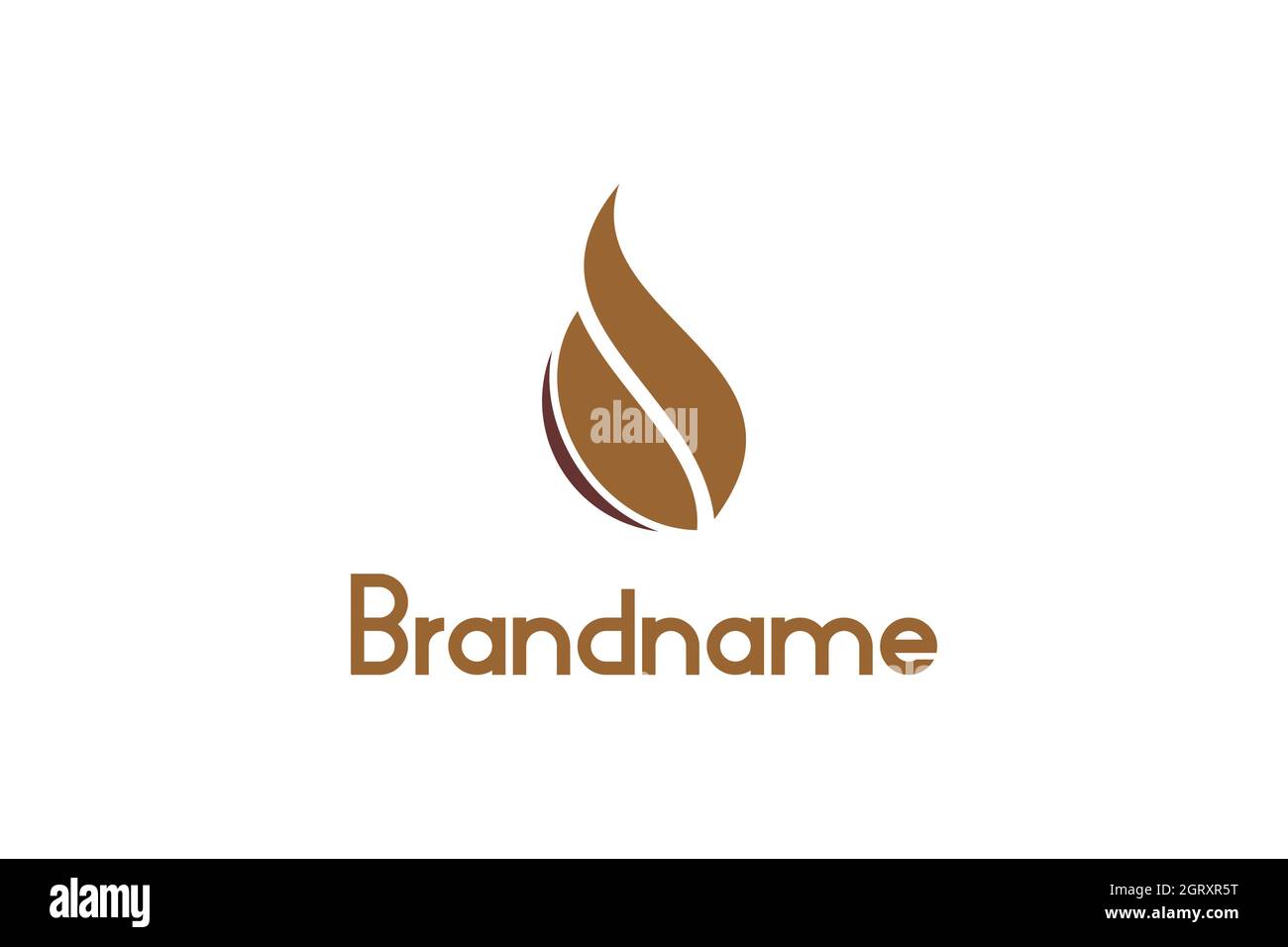 Abstract Coffee Bean Logo The Combination Of Coffee Beans And Aroma Suitable For Coffee Shop Logos Cafes Or Processed Coffee Products Stock Vector Image Art Alamy