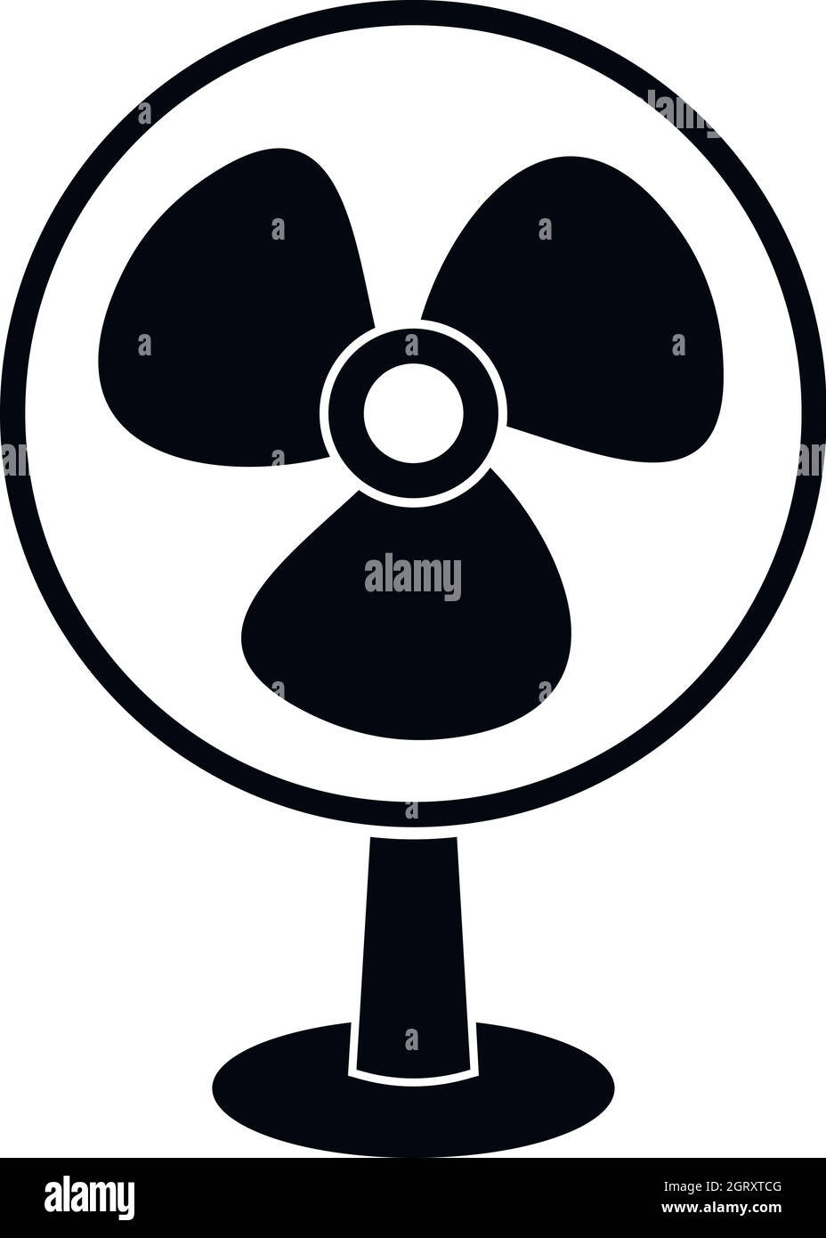 Ventilator icon, simple style Stock Vector