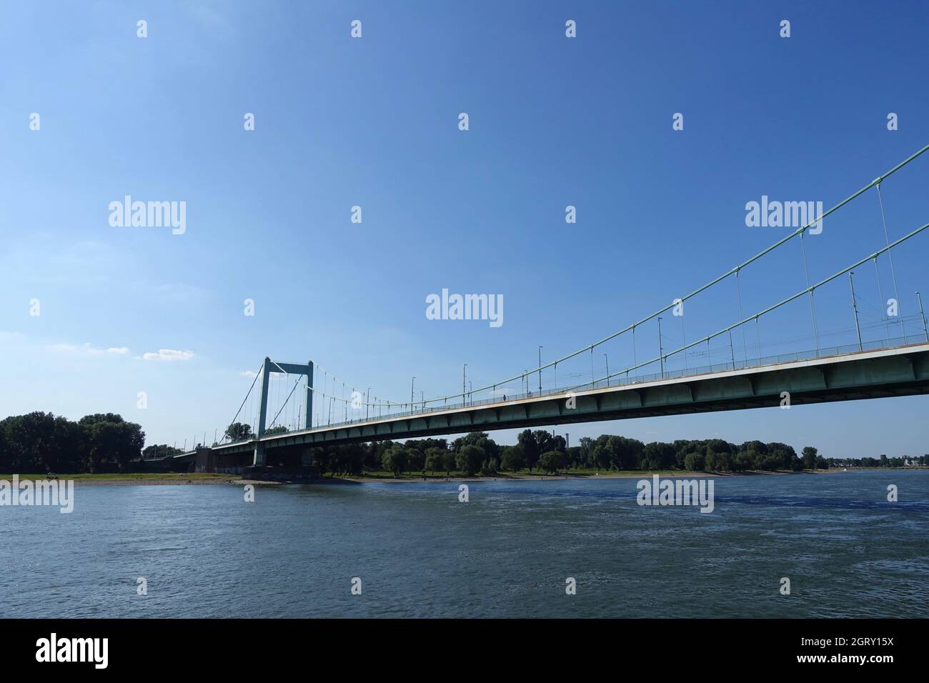 Bridge Over River Against Sky Stock Photo