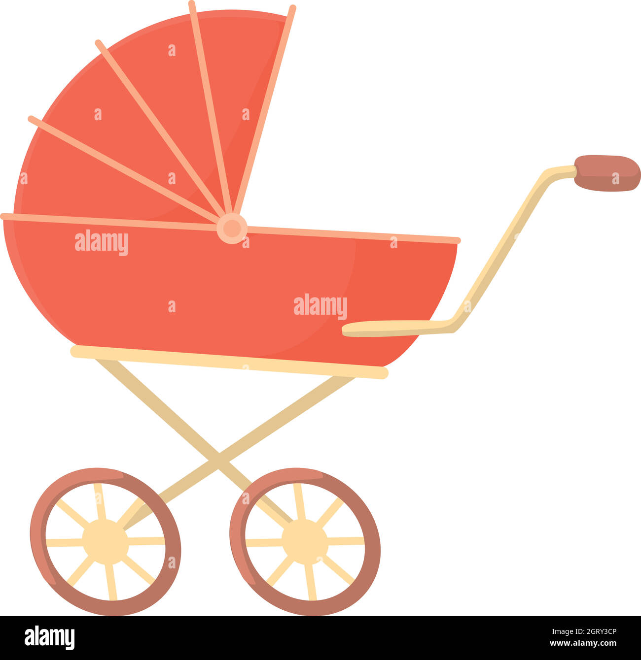 Stroller cartoon hi-res stock photography and images - Alamy