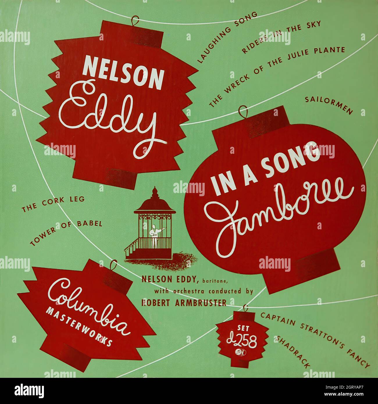 Nelson Eddy In a Song Jamboree 1940s Vintage vinyl 78 rpm record