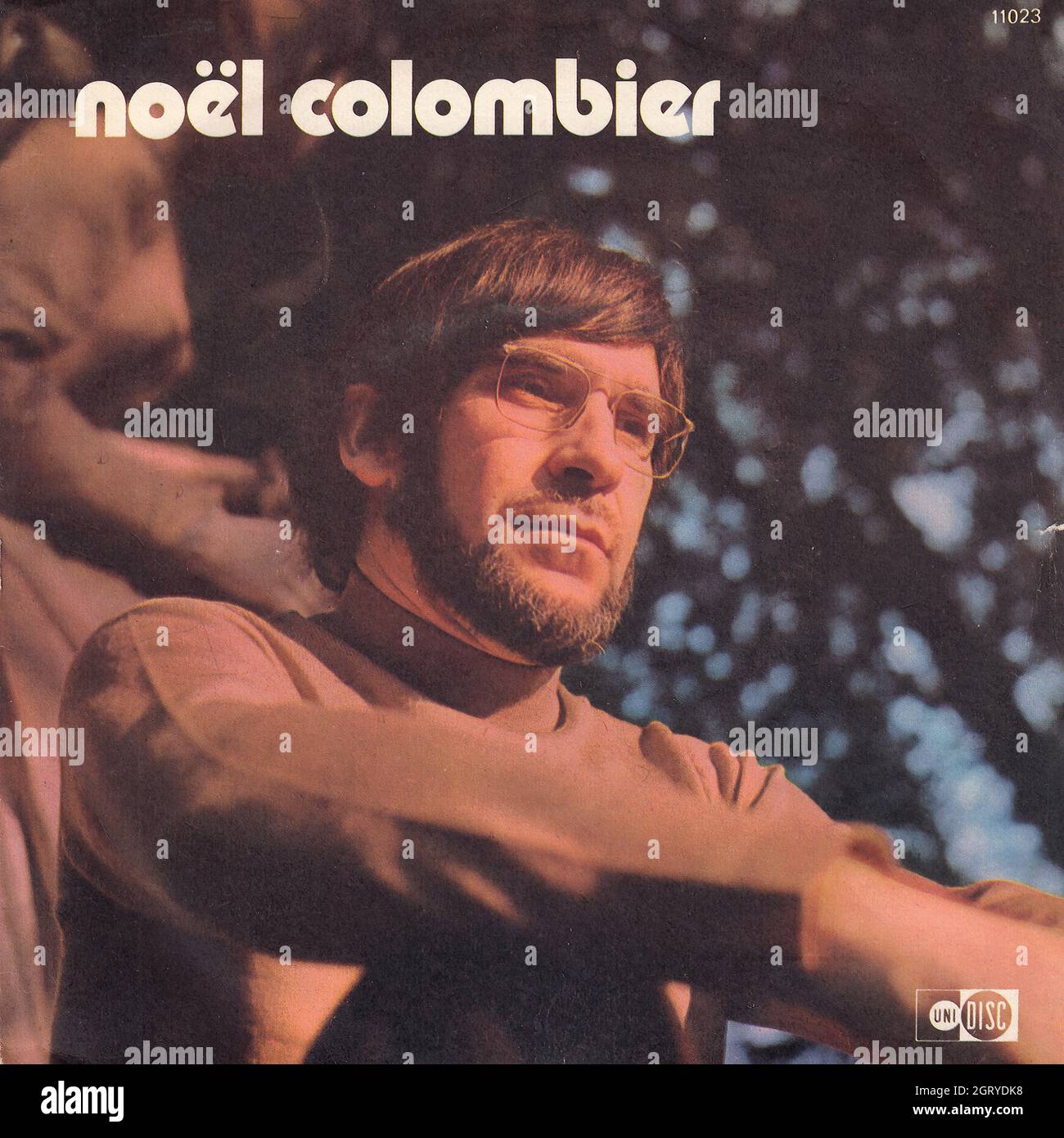Noël Colombier - Périgord Pop - La chanson qui marche 45rpm - Vintage Vinyl Record Cover Stock Photo