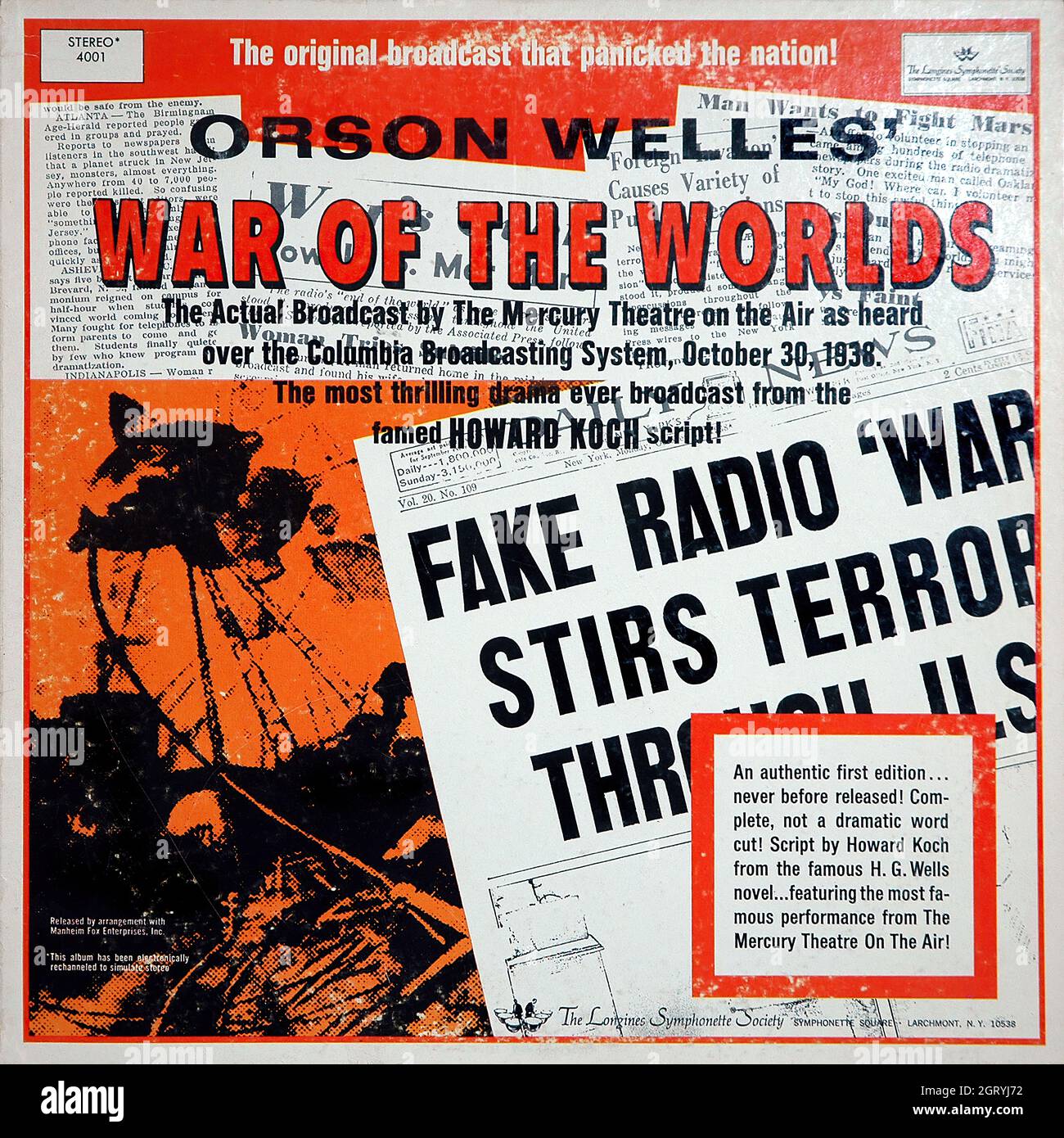 Orson welles war of the worlds hi-res stock photography and images - Alamy