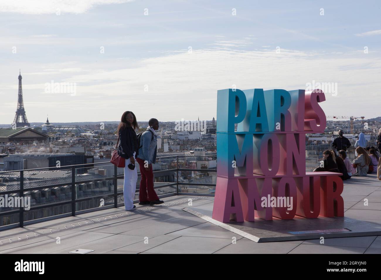 Créatures: the rooftop restaurant on Galeries Lafayette terrace is