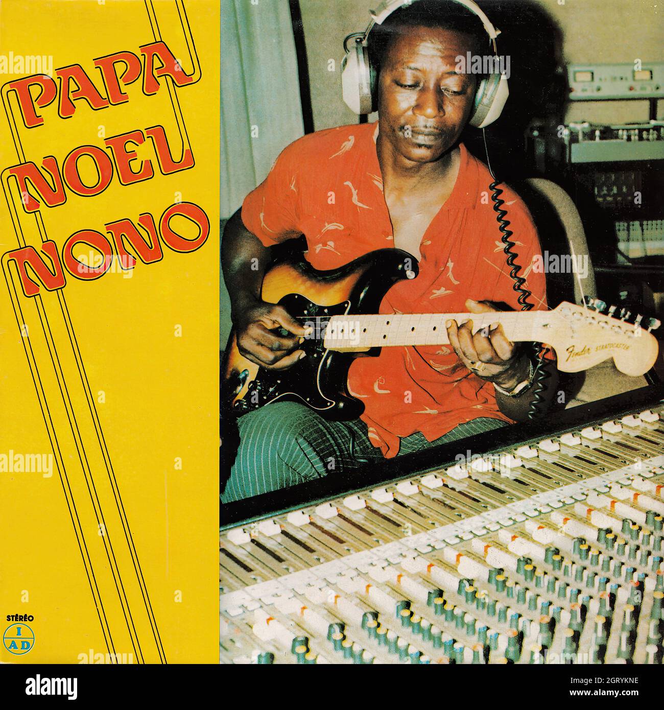 Papa Noel Nono - Papa Noel Nono - Vintage Vinyl Record Cover Stock Photo