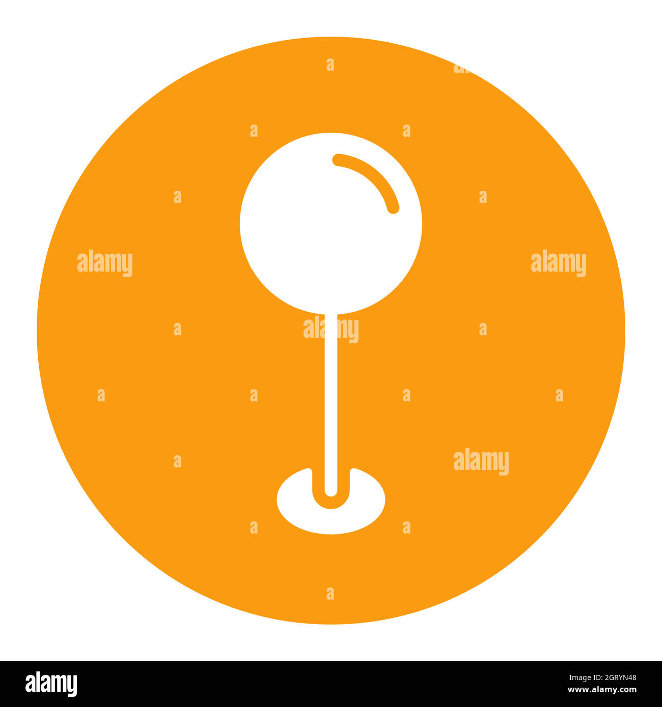 Pin map white glyph icon. Map pointer. Map markers Stock Vector