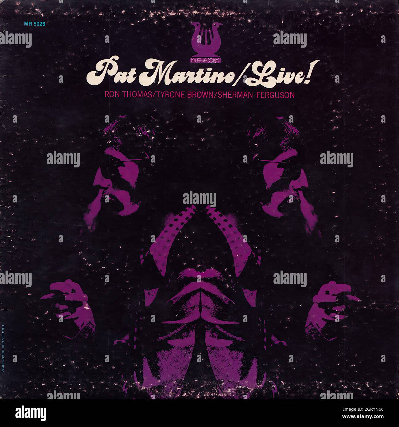 Pat Martino - Live! - Vintage Vinyl Record Cover Stock Photo - Alamy