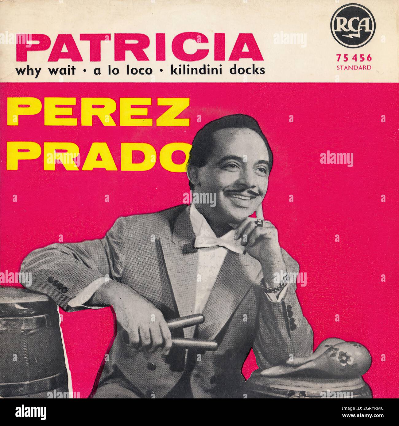 Perez Prado - Patricia EP - Vintage Vinyl Record Cover Stock Photo - Alamy