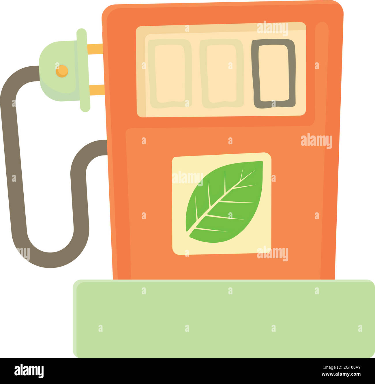 Eco gas station icon, cartoon style Stock Vector Image & Art Alamy