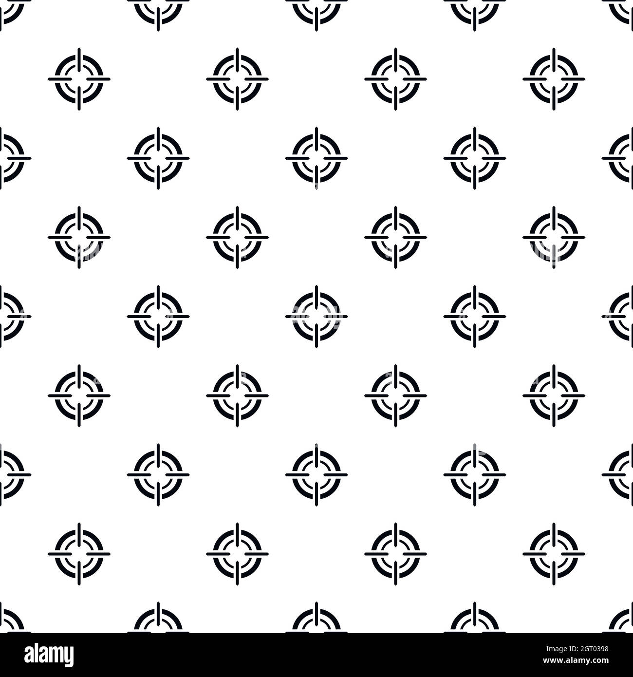 Crosshair, viewfinder pattern, simple style Stock Vector