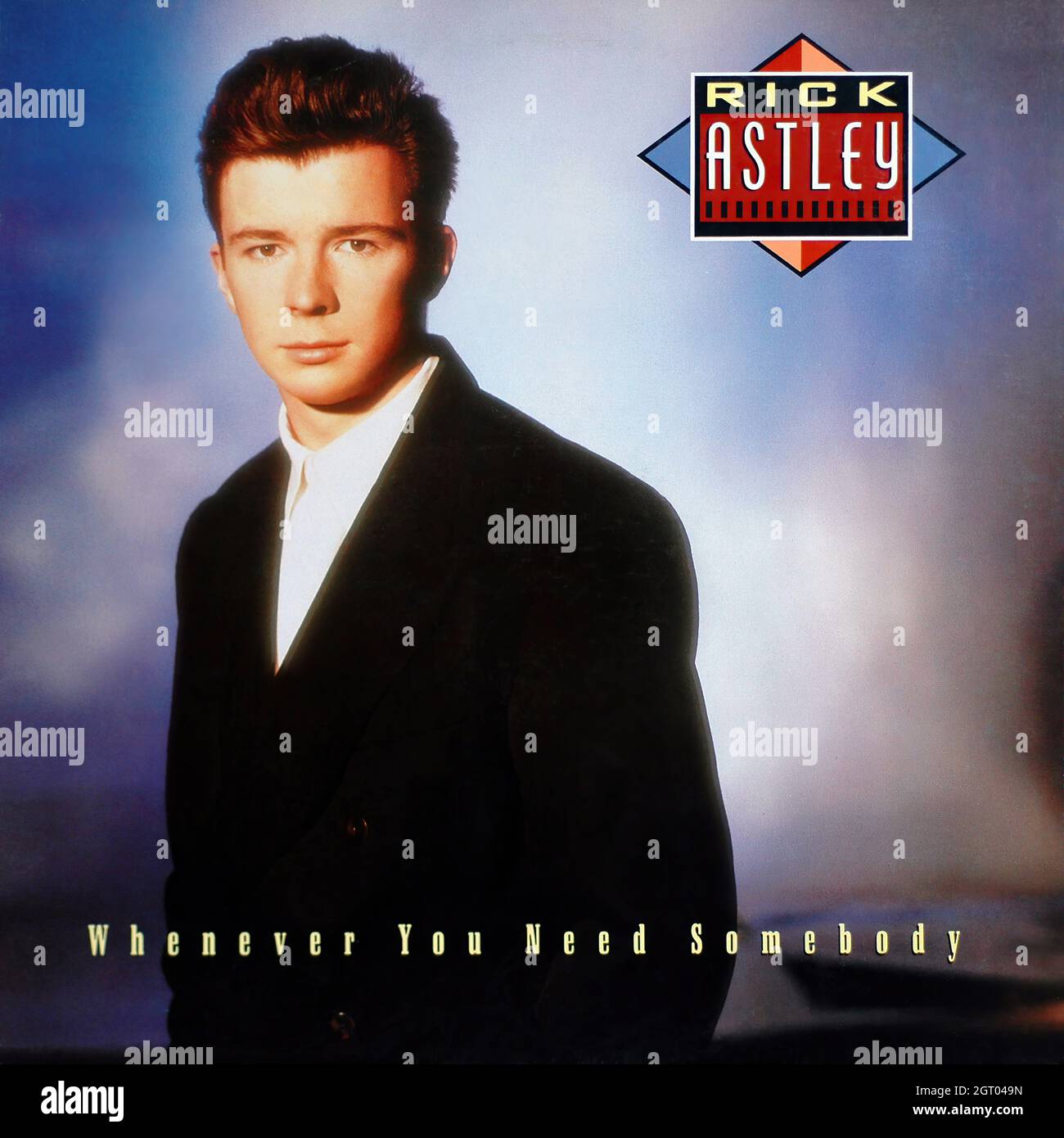 Rick Astley - Whenever You Need Somebody 1987 - Vintage Vinyl 33 rpm ...