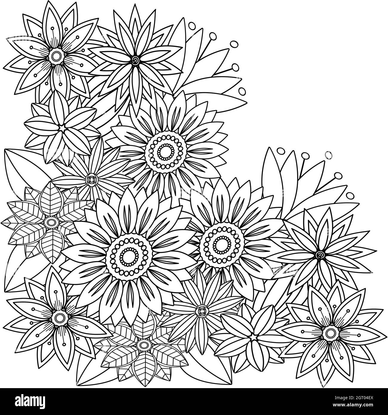 Doodle Art Black And White Stock Photos Images Alamy