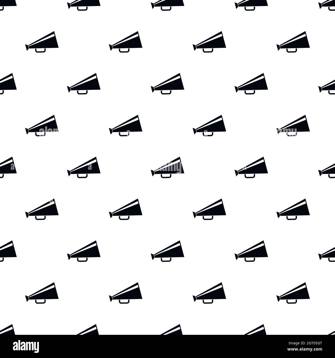 Loudspeaker pattern, simple style Stock Vector