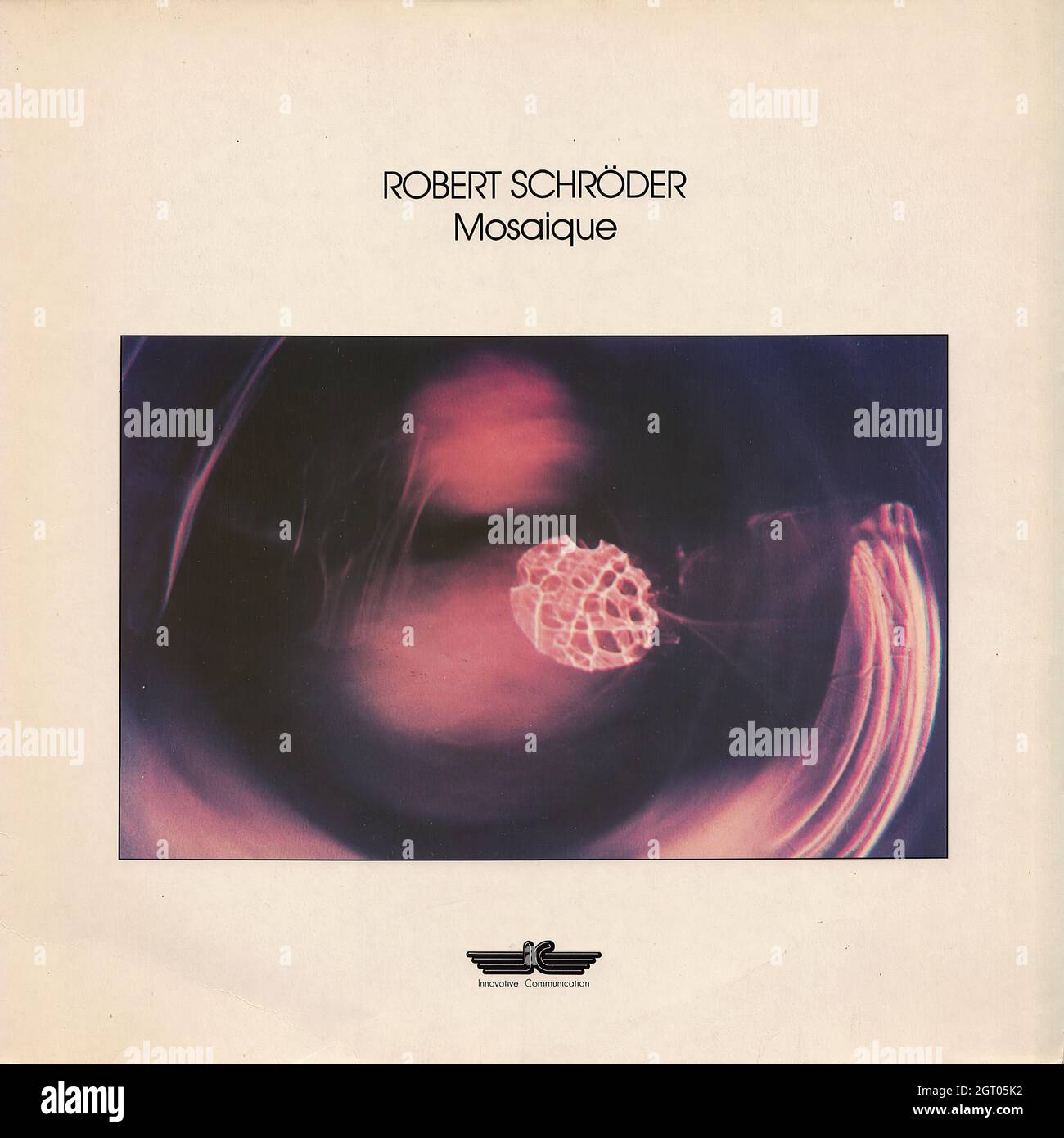 Robert Schröder - Mosaique - Vintage Vinyl Record Cover Stock Photo